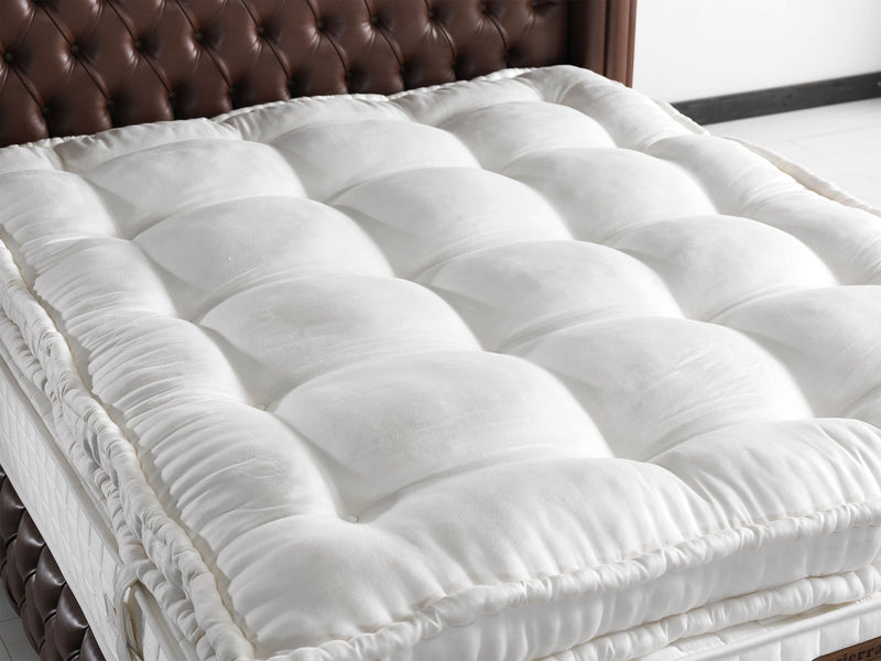Monalisa Storage Bed With Headboard Brown - King in Brown - 110-MON-BRW-200-SB