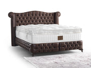 Monalisa Storage Bed With Headboard Brown - Queen in Brown - 110-MON-BRW-150-SB