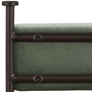 Monarch Velvet Performance Fabric Upholstered Dining Chair in Green, Set of 2 - 75035Green-C