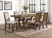 Monclova Rustic Oak/Beige Dining Table - CM3249A-T-TABLE