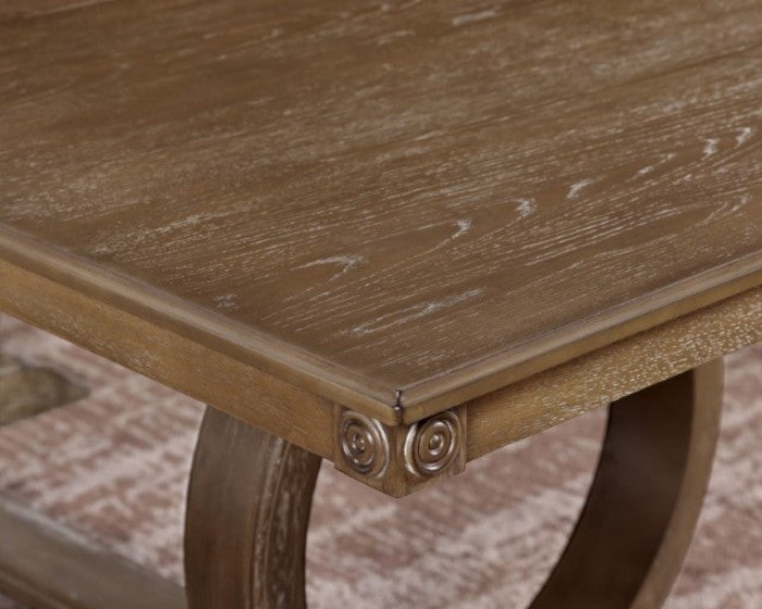 Monclova Rustic Oak/Beige Dining Table - CM3249A-T-TABLE