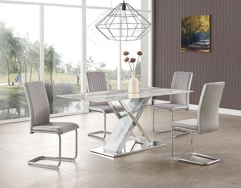 Monroe Grey Dining Room Set - Gate FurnitureDining Room Set