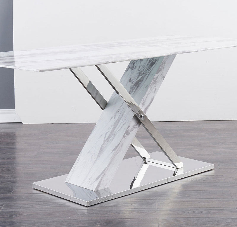 Monroe Grey Dining Room Set - Gate FurnitureDining Room Set