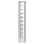 Montara Tempered Glass Wine Storage LED Curio Cabinet Chrome - 182037