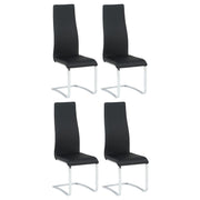 Montclair Upholstered Dining Side Chair Black (Set of 4) - 100515BLK