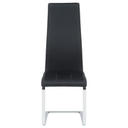 Montclair Upholstered Dining Side Chair Black (Set of 4) - 100515BLK