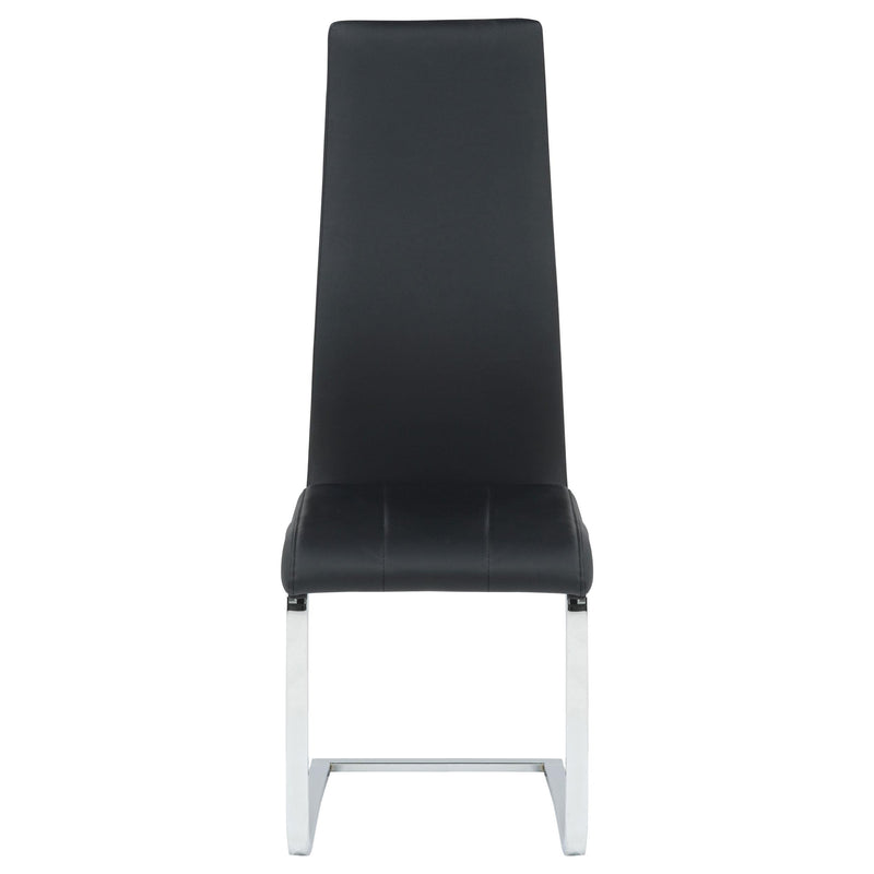 Montclair Upholstered Dining Side Chair Black (Set of 4) - 100515BLK