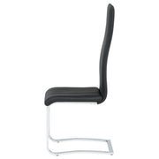 Montclair Upholstered Dining Side Chair Black (Set of 4) - 100515BLK