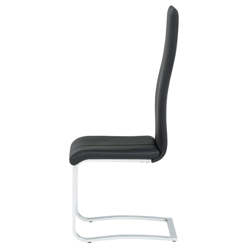 Montclair Upholstered Dining Side Chair Black (Set of 4) - 100515BLK