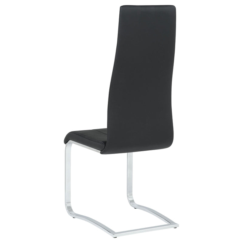 Montclair Upholstered Dining Side Chair Black (Set of 4) - 100515BLK