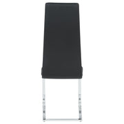 Montclair Upholstered Dining Side Chair Black (Set of 4) - 100515BLK