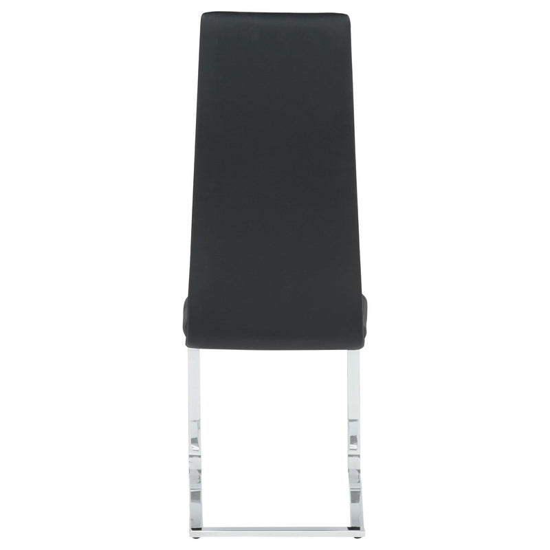 Montclair Upholstered Dining Side Chair Black (Set of 4) - 100515BLK
