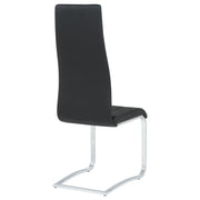 Montclair Upholstered Dining Side Chair Black (Set of 4) - 100515BLK