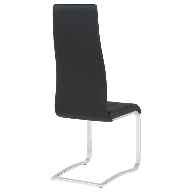 Montclair Upholstered Dining Side Chair Black (Set of 4) - 100515BLK