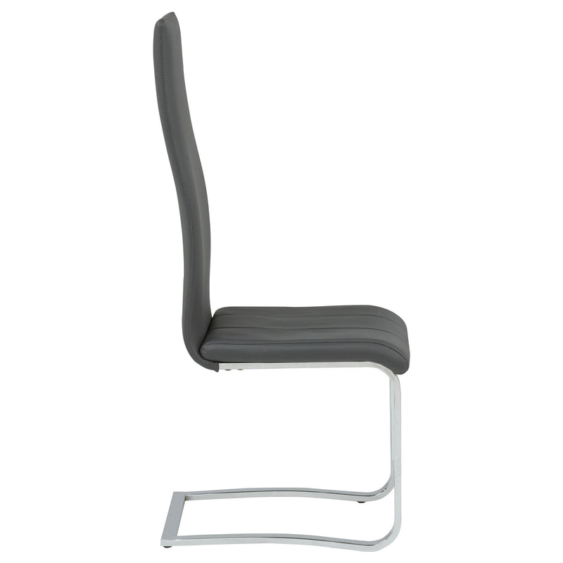Montclair Upholstered Dining Side Chair Grey (Set of 4) - 100515GRY