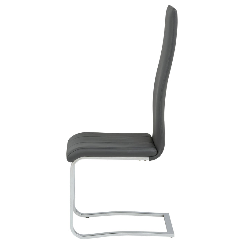 Montclair Upholstered Dining Side Chair Grey (Set of 4) - 100515GRY