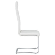 Montclair Upholstered Dining Side Chair White (Set of 4) - 100515WHT