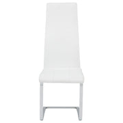 Montclair Upholstered Dining Side Chair White (Set of 4) - 100515WHT