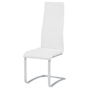 Montclair Upholstered Dining Side Chair White (Set of 4) - 100515WHT