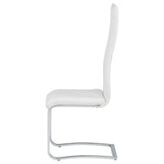 Montclair Upholstered Dining Side Chair White (Set of 4) - 100515WHT