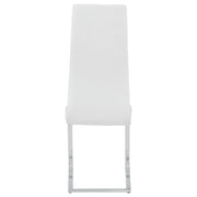 Montclair Upholstered Dining Side Chair White (Set of 4) - 100515WHT