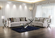 Montecelio Light Gray/Navy Loveseat - SM2270-LV