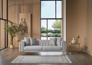 Montego Love Seat (Lara Beige)  2Pieces - 15-MNT-203058-02-0