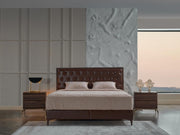 Montego Walnut Queen Bed from Bellona - Luna Furniture