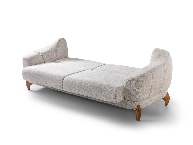Montel 3-pieces (Sofa & Loveseat & Chair) Livingroom Set in Cream - 200-ST-MONT-SOFT03-321