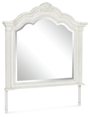 Montelaine Antique White Bedroom Mirror from Ashley - Luna Furniture