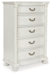 Montelaine Antique White Chest of Drawers from Ashley - Luna Furniture