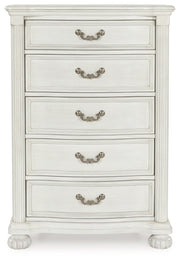 Montelaine Antique White Chest of Drawers from Ashley - Luna Furniture