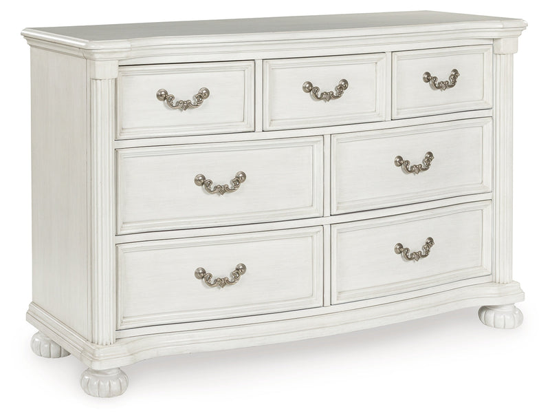 Montelaine Antique White Dresser from Ashley - Luna Furniture