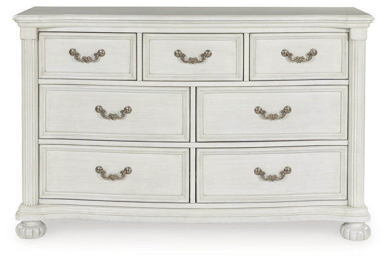 Montelaine Antique White Dresser from Ashley - Luna Furniture