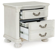 Montelaine Antique White Nightstand from Ashley - Luna Furniture