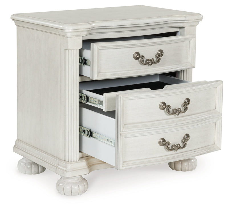 Montelaine Antique White Nightstand from Ashley - Luna Furniture