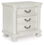 Montelaine Antique White Nightstand from Ashley - Luna Furniture