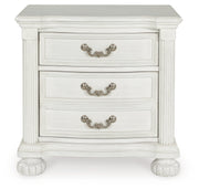 Montelaine Antique White Nightstand from Ashley - Luna Furniture