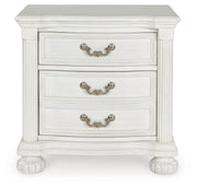 Montelaine Antique White Nightstand from Ashley - Luna Furniture
