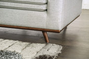Monthey Dark Brown/Light Gray Sofa - FM63008DB-LG-SF