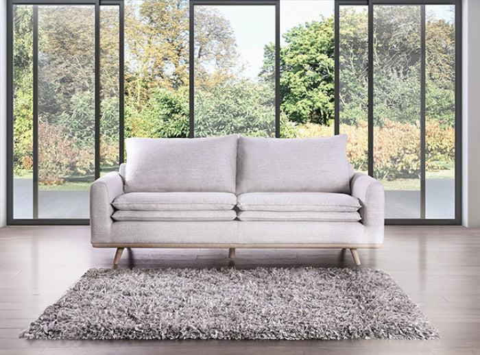 Monthey Oak/Light Gray Sofa - FM63008OA-LG-SF
