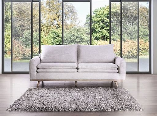 Monthey Oak/Light Gray Sofa - FM63008OA-LG-SF