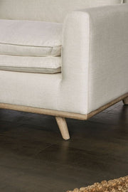 Monthey Oak/Linen White Sofa - FM63008OA-SF