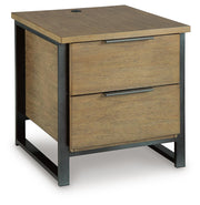 Montia Light Brown End Table - T602-3