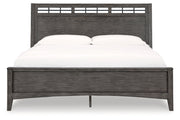 Montillan Grayish Brown Queen Panel Bed - Gate FurnitureQueen Bed