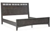 Montillan Grayish Brown Queen Panel Bed - Gate FurnitureQueen Bed