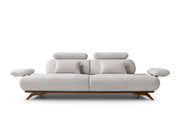 Monza 3-pieces (Sofa & Loveseat & Chair) Livingroom Set in Cream - 200-ST-MON-SOFT03-321