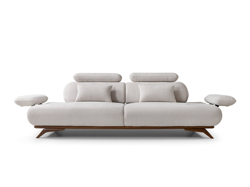 Monza 3-pieces (Sofa & Loveseat & Chair) Livingroom Set in Cream - 200-ST-MON-SOFT03-321
