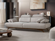 Monza 3-pieces (Sofa & Loveseat & Chair) Livingroom Set in Cream - 200-ST-MON-SOFT03-321