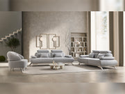 Monza 3-pieces (Sofa & Loveseat & Chair) Livingroom Set in Grey - 200-ST-MON-SOFT13-321